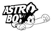 coloriage astro boy en avant